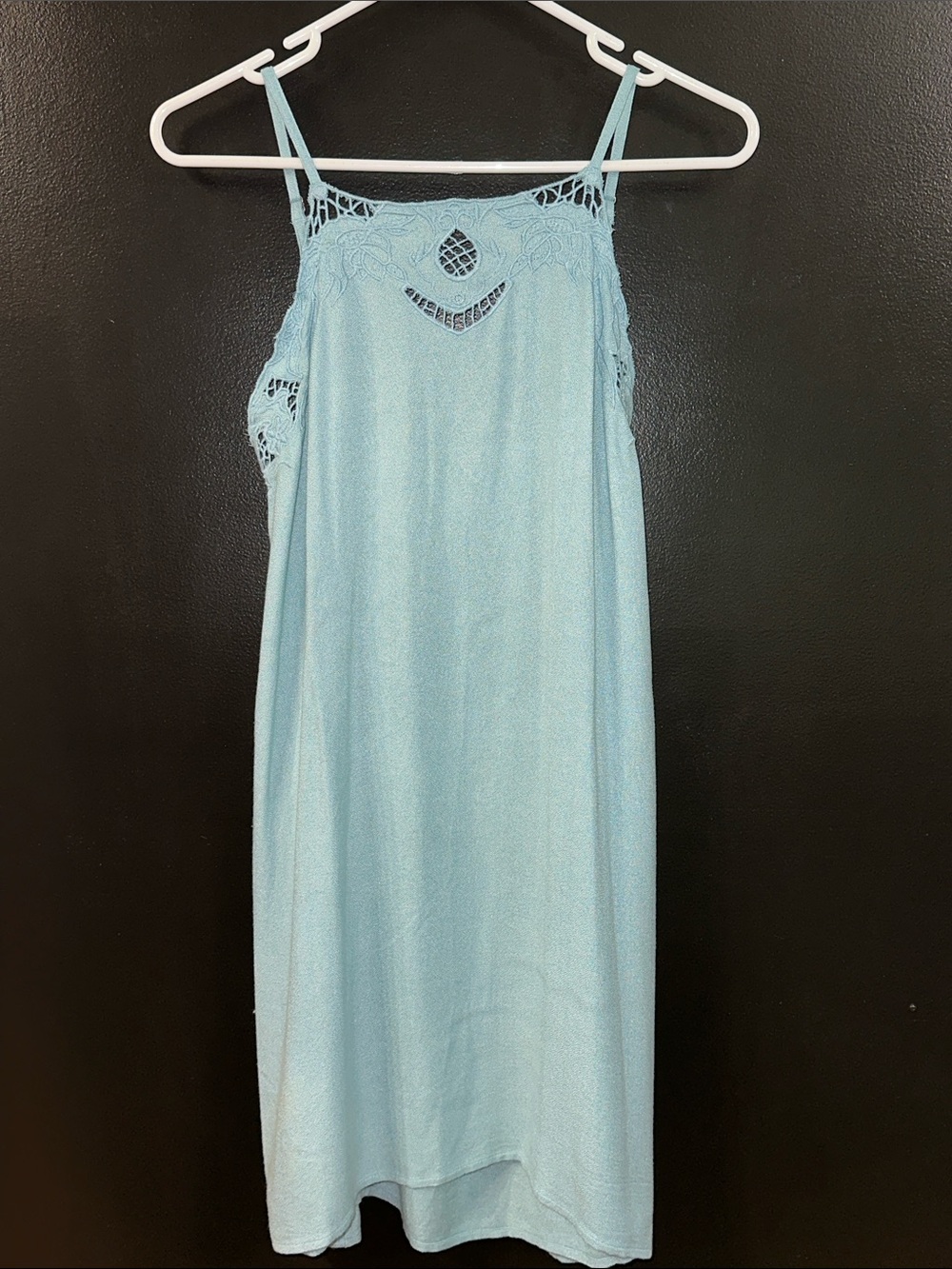 O'Neill Light Blue Lace-Detail Dress